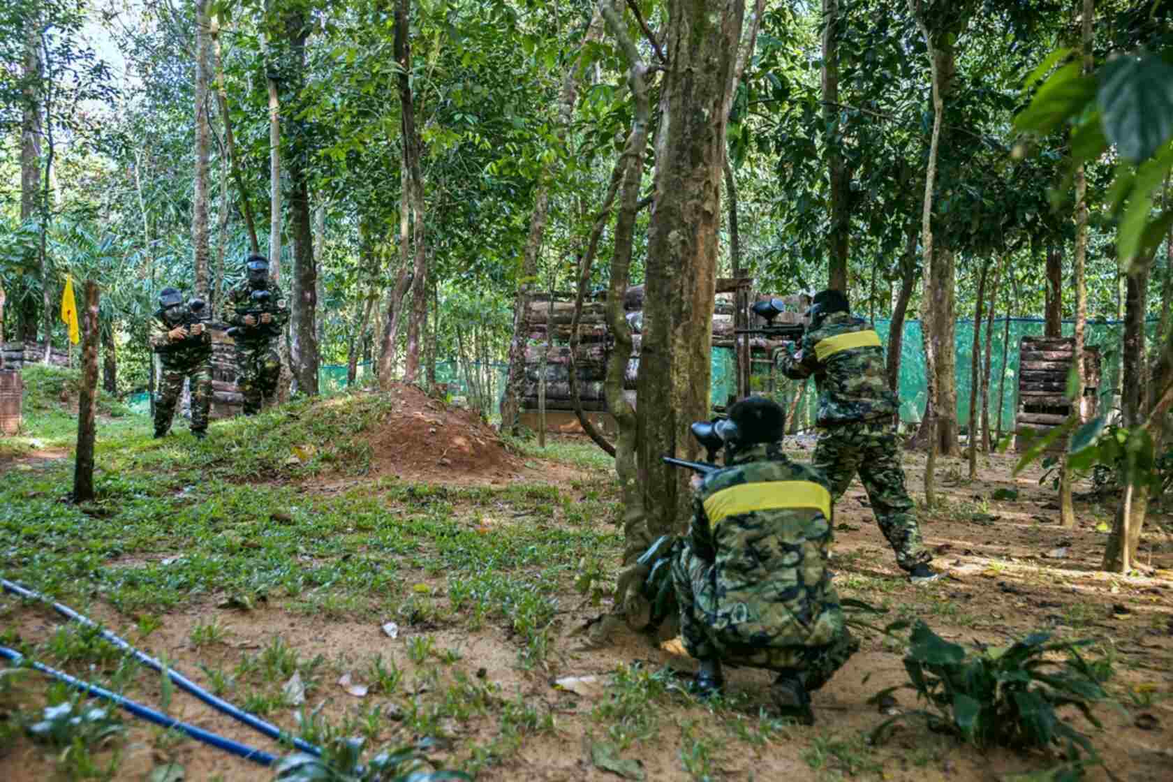 Cu Chi Tunnels tour: an exciting historical discovery journey 7 shooting paint gun at cu chi tunnels