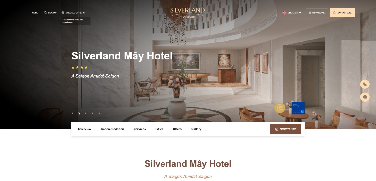 Simple guides to book your stay at Silverland Mây Hotel 3 booking silverland may hotel on website